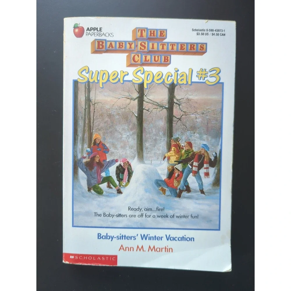 The Babysitters‎ Club Winter Vacation Super Special #3 Vintage 1989 Paperback